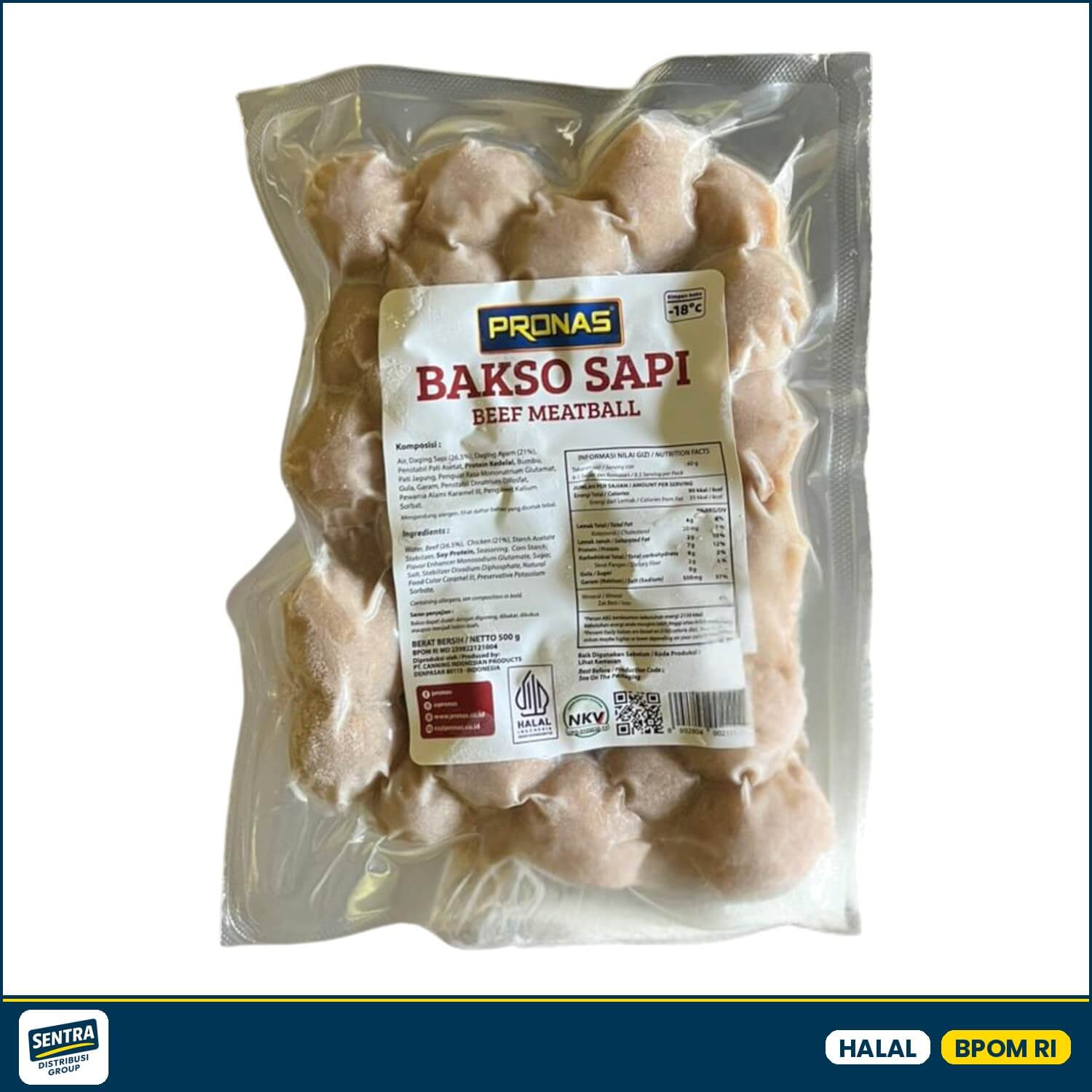 Pronas Bakso Sapi 500Gr